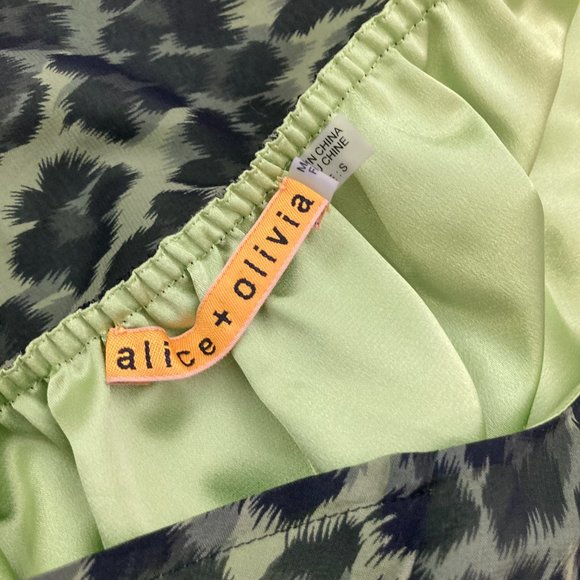 ALICE + OLIVIA Silk Mini Dress - Picture 11 of 12